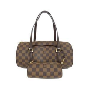 LOUIS VUITTON Brown Damier Papillon 30 Pouch